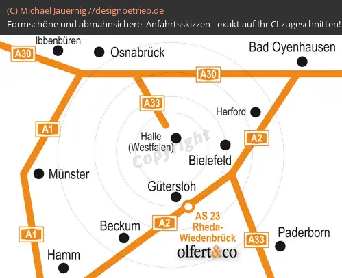 Lageplan Großraum Wiedenbrück (OWL) Olfert & Co (175)