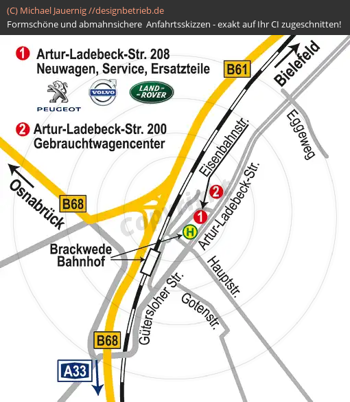 Lageplan Bielefeld Autohaus Markötter (250)